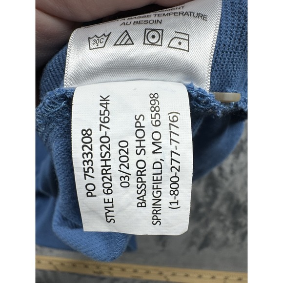 Lot of‎ 2 REDHEAD Polo Shirt Short Sleeve Red & Blue Button Up Men Large preppy - Picture 15 of 15